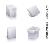set of  blank packing. template ... | Shutterstock .eps vector #38590174