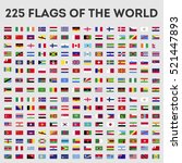 flags of the world vector... | Shutterstock .eps vector #521447893