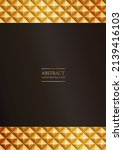 luxury golden a4 template.... | Shutterstock .eps vector #2139416103