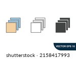 layer icons  symbol vector... | Shutterstock .eps vector #2158417993