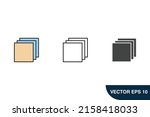 layer icons  symbol vector... | Shutterstock .eps vector #2158418033