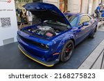 Small photo of MILANO, ITALY, the Milan Monza Motor Show, from 16 th to 19 th June 2022 - dodge challenger SRT jailbreak