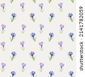 Floral Seamless Pattern Of...