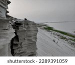 Small photo of The Stenomylus Quarry, displaying cross-bedded and poorly indurated sandstone layers, Bangladeshes one of the common scenery.