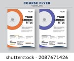 your course title flyer  course ... | Shutterstock .eps vector #2087671426