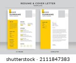 resume and cover letter... | Shutterstock .eps vector #2111847383
