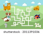 maze game. educational... | Shutterstock .eps vector #2011391036