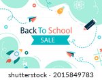 back to school background.... | Shutterstock .eps vector #2015849783