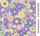 colorful floral seamless... | Shutterstock .eps vector #2104265306