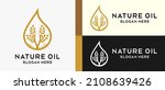 Natural Oil Logo Design...