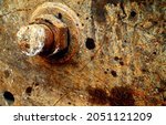 A Rusty Bolt And Nut Of A Part...