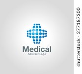 abstract medical logo template... | Shutterstock .eps vector #277187300