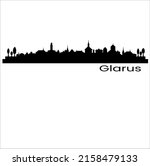 city skyline of glarus ... | Shutterstock .eps vector #2158479133