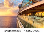 Sunset From The Open Deck Of...