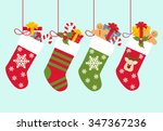 Christmas Socks With Gifts
