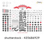 152 premium design elements.... | Shutterstock .eps vector #435686929