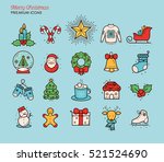 merry christmas retro vintage... | Shutterstock .eps vector #521524690