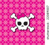 Pink Punk Skull