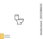 toilet line icon. bidet... | Shutterstock .eps vector #2015288633