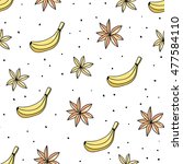 vector seamless pattern with... | Shutterstock .eps vector #477584110