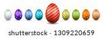 Easter Egg 3d Icons. Color Eggs ...