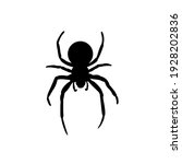spider black widow. black bug... | Shutterstock .eps vector #1928202836