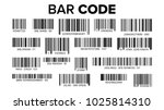 bar code set vector. universal...