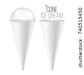 Ice Cream Cone Vector. For Ice...