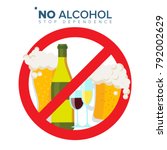 No Alcohol Sign Vector. Strike Through Red Circle. Prohibiting Alcohol Beverages. Beer Beverage Stop Sign. Bad Stamp.  Isolated Flat Cartoon Illustration 
