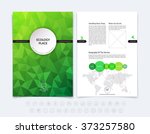 abstract business brochure ... | Shutterstock .eps vector #373257580
