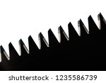 saw teeth close up  laser... | Shutterstock . vector #1235586739