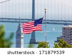 San Francisco Usa American Flag ...