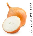 Onion  Isolated On White...