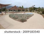 Small photo of Discovered panoramic view Legacy Park: is dedicated to cleaning the ocean so that all children can discover its wonders. The Kearsley Family. Santa Monica - California - July 2015