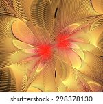 design made of colorful fractal ... | Shutterstock . vector #298378130