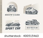 classic cars logo illustrations ... | Shutterstock .eps vector #400515463