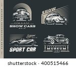 Classic Car Logos Illustrations ...