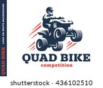 Quad Bike Competition. Logo...