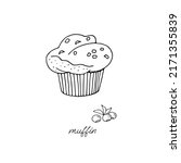 Fresh Fluffy Muffin With...