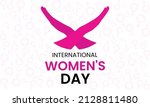 women's day. international... | Shutterstock .eps vector #2128811480