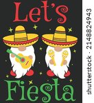 let's fiesta mexico vector... | Shutterstock .eps vector #2148824943