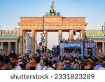 Small photo of Berlin, Germany - July 08.2023: Rave the Planet parade in Berlin. Rave the Planet is an electronic dance music festival and technoparade.