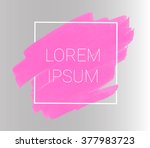 vector pink markers. elements... | Shutterstock .eps vector #377983723