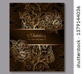 exquisite chocolate royal... | Shutterstock .eps vector #1379144036