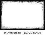 grunge halftone frame.... | Shutterstock .eps vector #1672056406
