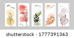 set of cards abstract doodle... | Shutterstock .eps vector #1777391363