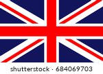 british flag vector background | Shutterstock .eps vector #684069703