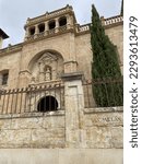 Small photo of Facade of the former Church of San Millan, Salamanca, Spain.