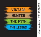 Unique Vintage Hunter Style T...