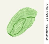 vector cabbage. illustation of... | Shutterstock .eps vector #2112374579